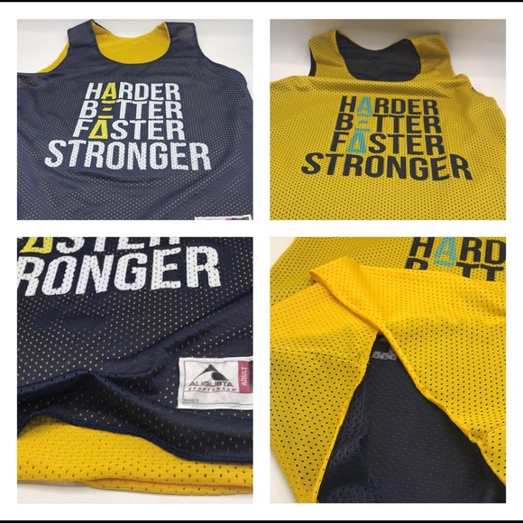 Reversible Harder Better Faster Stronger Tank Top - Picture 4 of 5